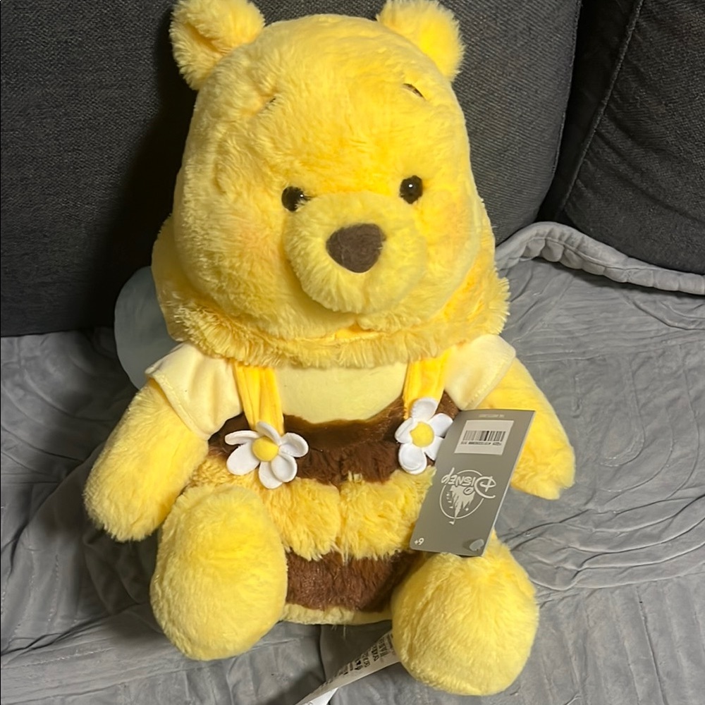 Disney Japan  Winnie the Pooh Bumblebee Plush - Yellow and Brown